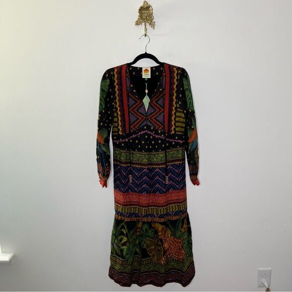 FARM Rio Dresses & Skirts - Farm Rio Forest Tapestry Midi Dress S